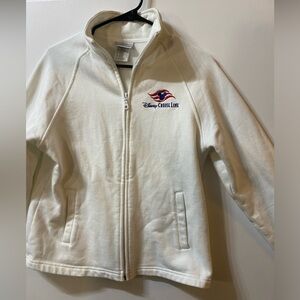 Disney Cruise Line zip jacket embroidered logo